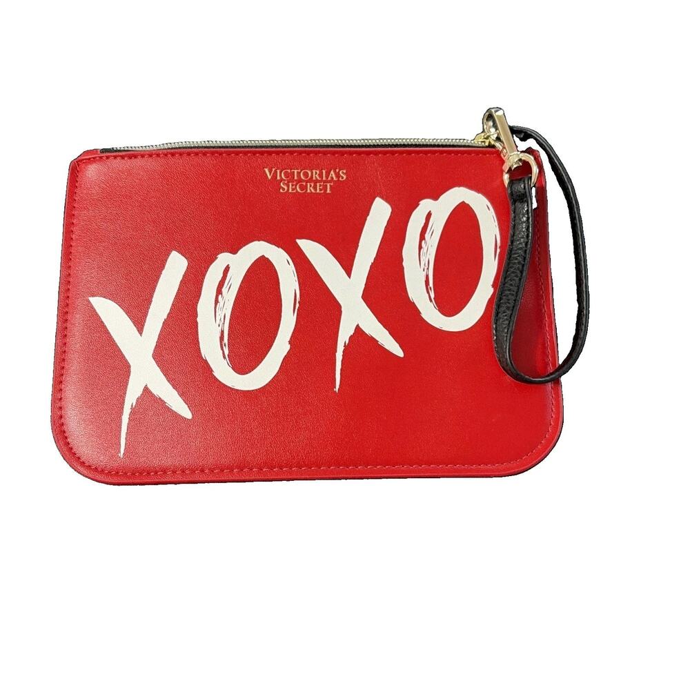 Red Victoria Secret Xoxo Cosmetic Bag
